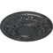 Ekena Millwork Jackson Ceiling Medallion (Fits Canopies up to 13 1/2"), Hand-Painted Pewter, 32 3/4"OD x 2 1/2"P CM32JAPES - alternate 4
